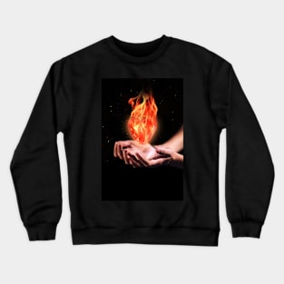 Blazing Heart Crewneck Sweatshirt